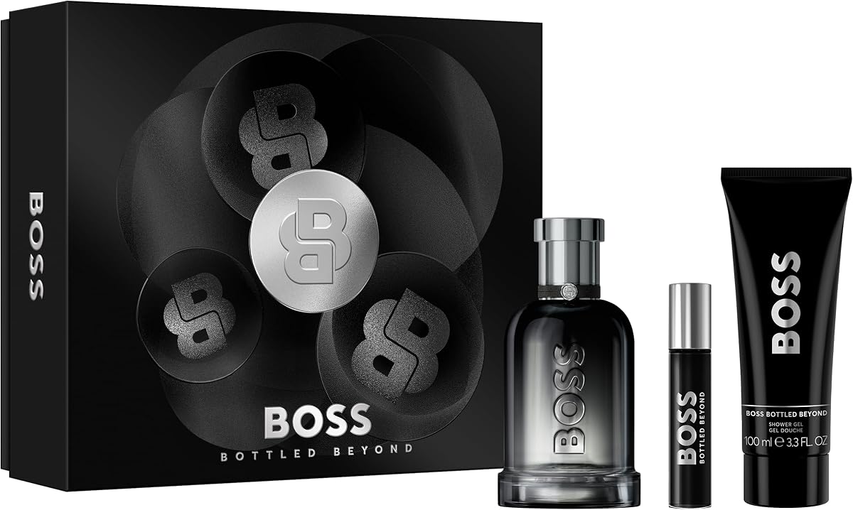 Bottled Beyond Eau de Parfum 3-Piece Gift Set ($213 value) - EDP 3.3oz, Shower Gel 3.3oz, Travel Spray 0.33oz - With Notes of Ginger & Leather – Long Lasting Fragrance