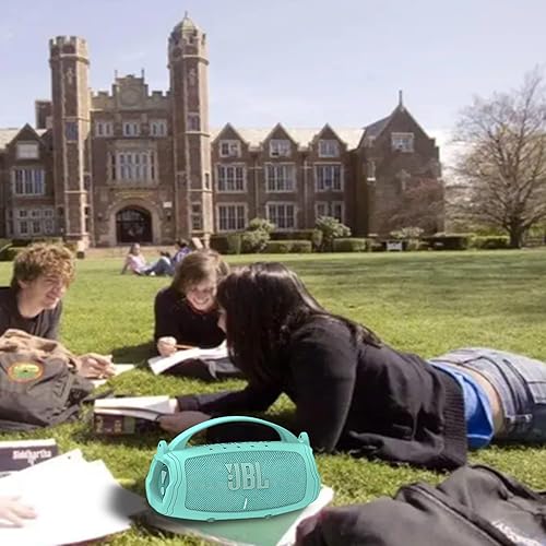 Miniatura 7 de Funda de silicona compatible con altavoz Bluetooth portátil JBL Charge 4Charge 5, funda suave para altavoces Bluetooth JBL Charge 45 (solo caja)