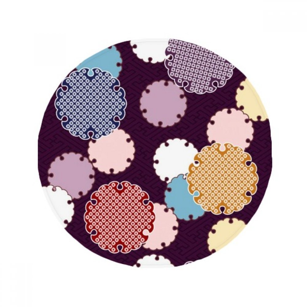 Tapis pour animaux 60x60cm à motif japonais traditionnel idéal pour salon