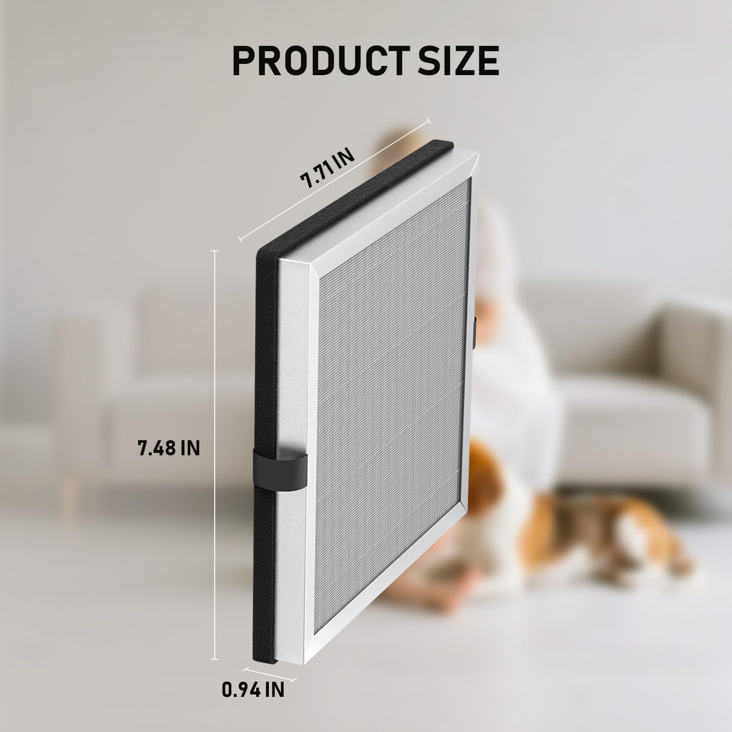 JF180 Replacement Filter Compatible with Jafanda JF180 Air Cleaner Purifier,2 Pack(4 Filters) 3-Stage Filtration with H13 HEPA and Activated Carbon 2-in-1