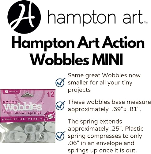Vista 16 de Hampton Art AWS006 Action Wobble Spring, paquete de 6 Estándar 6 piezas