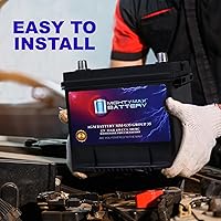 Vista 8 de Batería Mighty Max Battery MM-G35 de Arranque y Parada para Coche BCI Grupo Tamaño 35 12V 55Ah, 100RC, 650 CCA Batería de Coche AGM Recargable