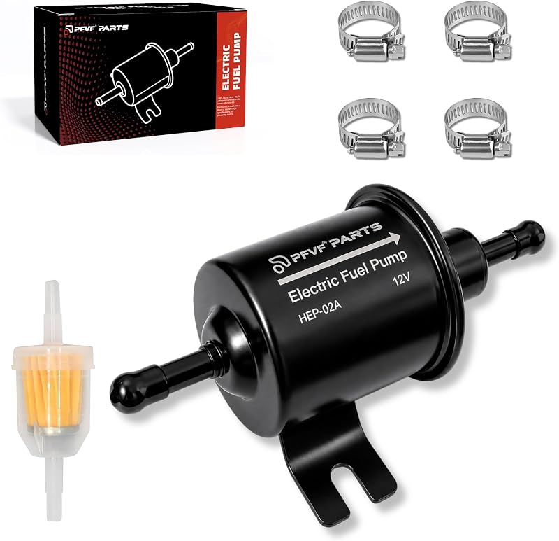 Bomba elétrica de combustível PFVF 12 V, baixa pressão 3–6 PSI, 70 L/h – 1 unidade