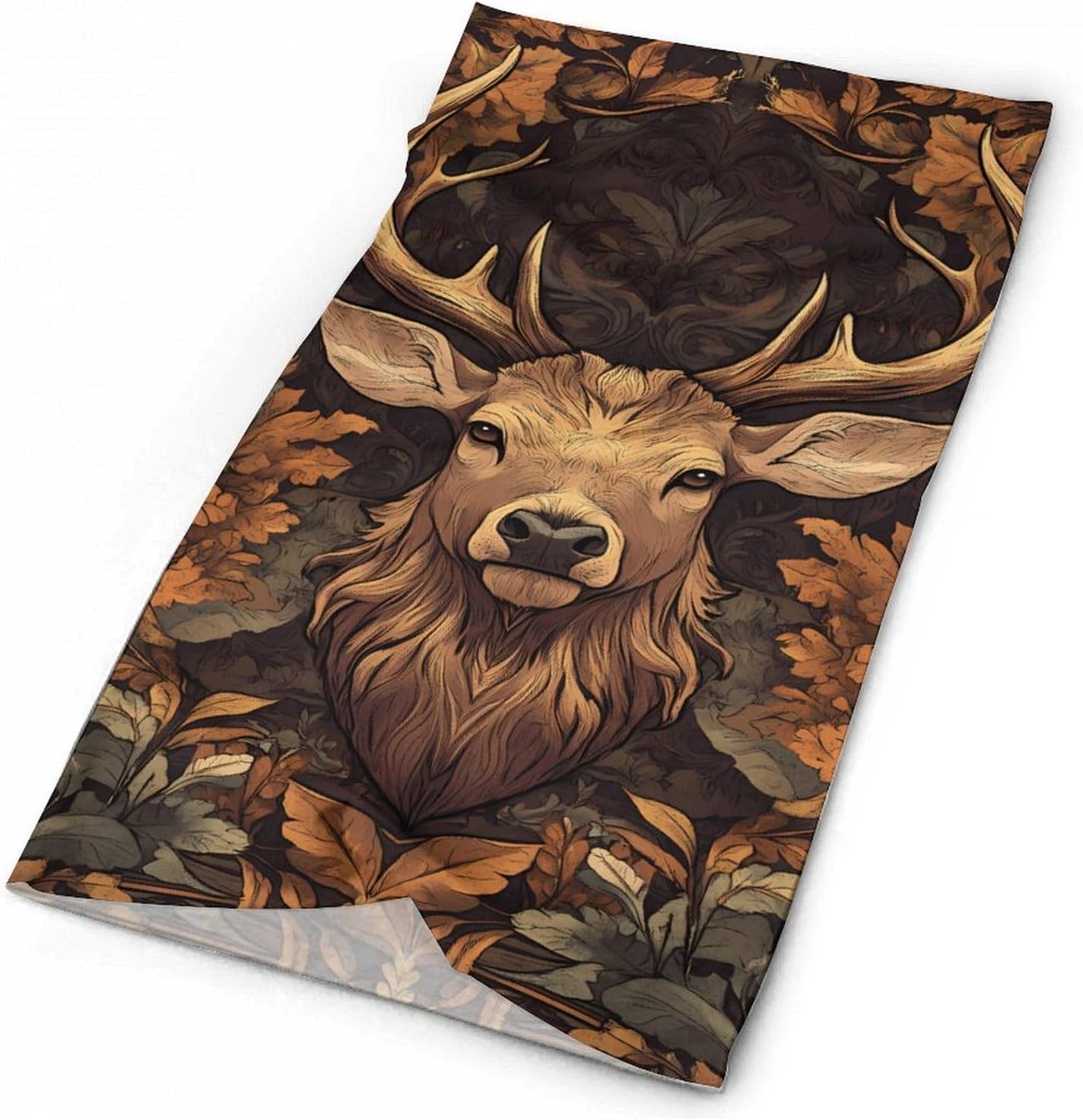 Forests Deers King Neck Gaiter Windproof Face Mask Bandanas for Men Women Cold Weather Scarf