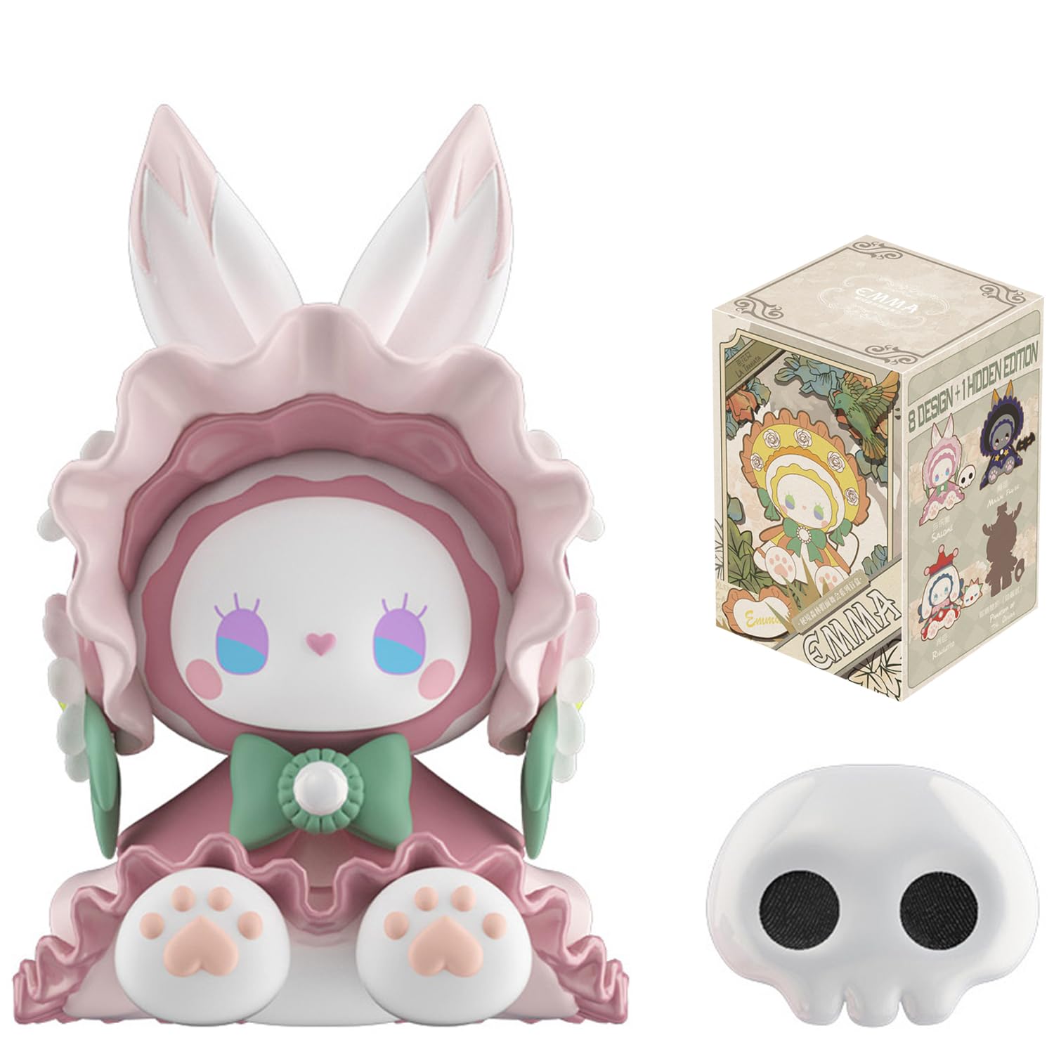 Emma Secret Forest Masked Ball Blind Box - 1 Random Figure (10cm) Kawaii Mystery Collectible Figure, 8 Designs + 1 Rare Rare