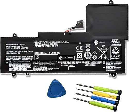 Batería de repuesto para laptop L15L4PC2 L15M4PC2 para Ideapad Yoga 710-14IKB 710-14ISK 710-15IKB 710-15ISK Series Notebook 5B10K90802 5B10K90778