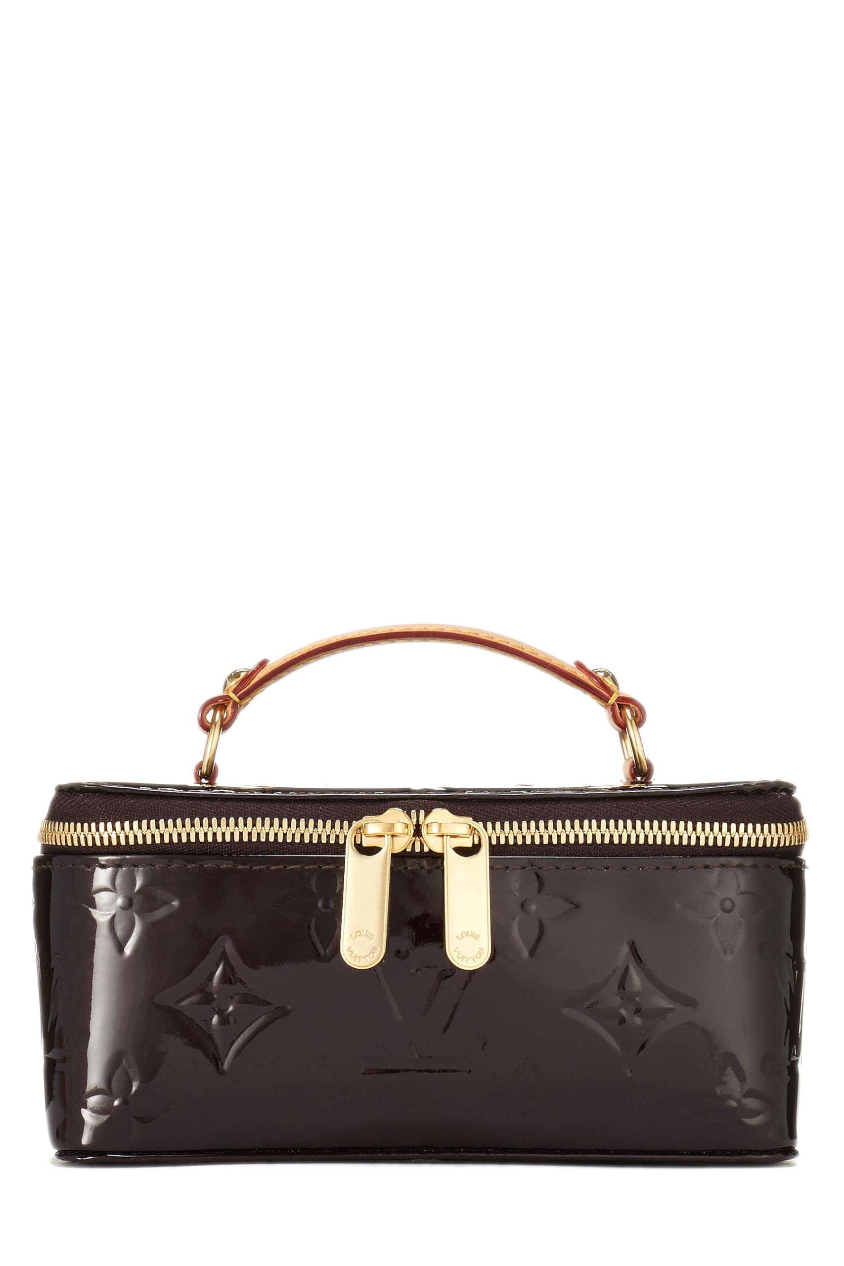 Louis Vuitton, Pre-Loved Purple Monogram Vernis Jewelry Case Mini, Purple