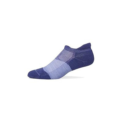 Feetures Merino 10 Max Cushion Tab Quarter Length Socks Shoes Aster Bloom