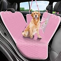 Vista 12 de Funda de asiento de coche para perros, funda de asiento para perros 600D resistente y duradera para asiento trasero, hamaca para perros 100%