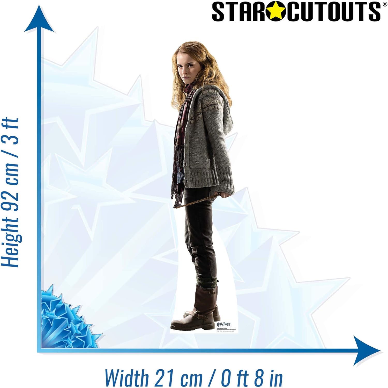 Star Cutouts Ltd SC1962 from The Official Harry Potter Books Mini Cardboard Cutout of Hermione Granger 92 cm Tall