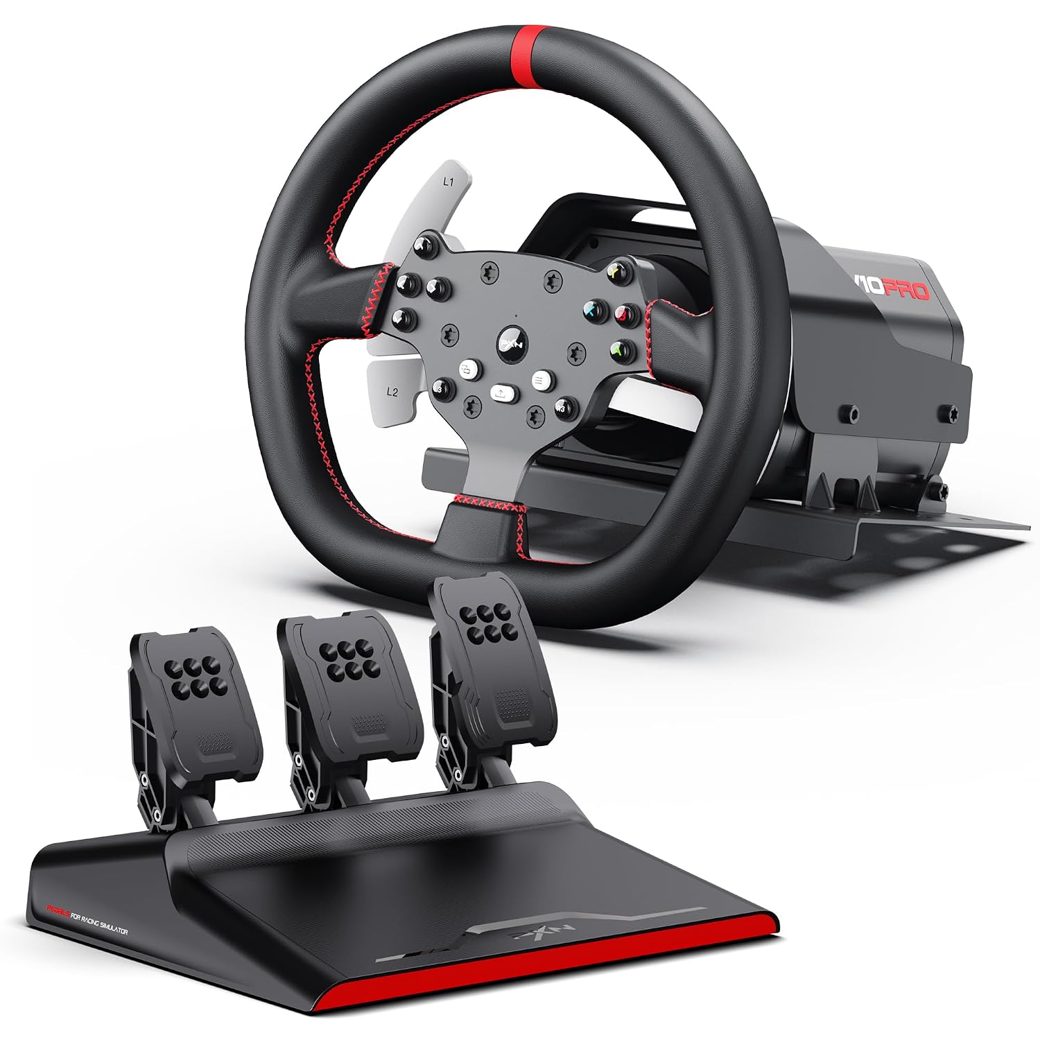 PXN V10 PRO Direct Drive Sim Racing Wheel, 3.2Nm Force Feedback