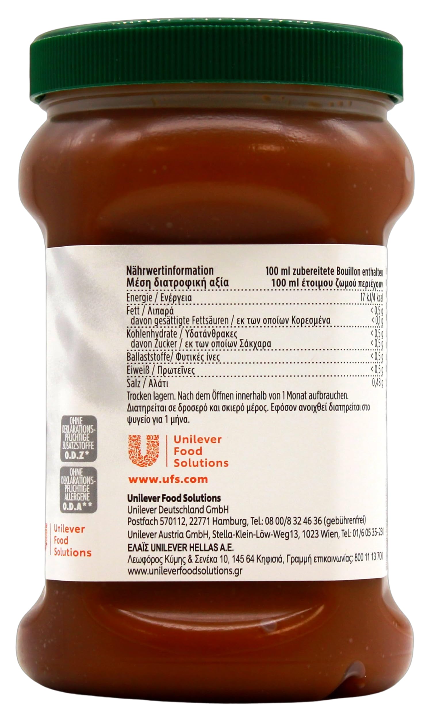 Knorr Professional Hühner Bouillon geliert, (1 x 800g)