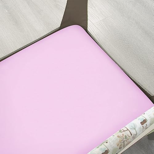 Miniatura 3 de Pack and Play - Sábanas para cuna para niña, sábana bajera elástica para cama de corral, compatible con Graco Pack n Play, material suave y
