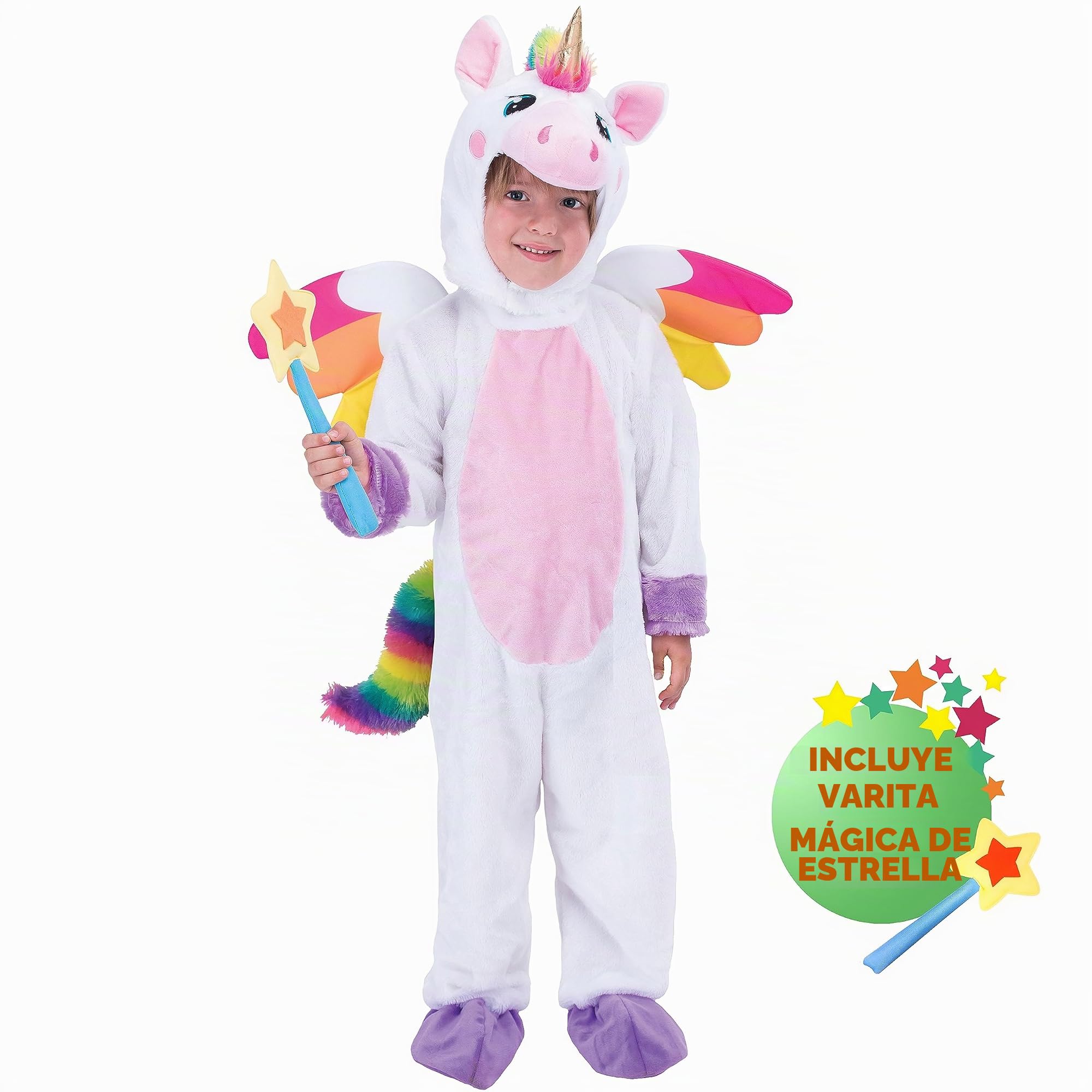 Spooktacular Creations Traje Unicornio niño Blanca (Blanco, Toddler)