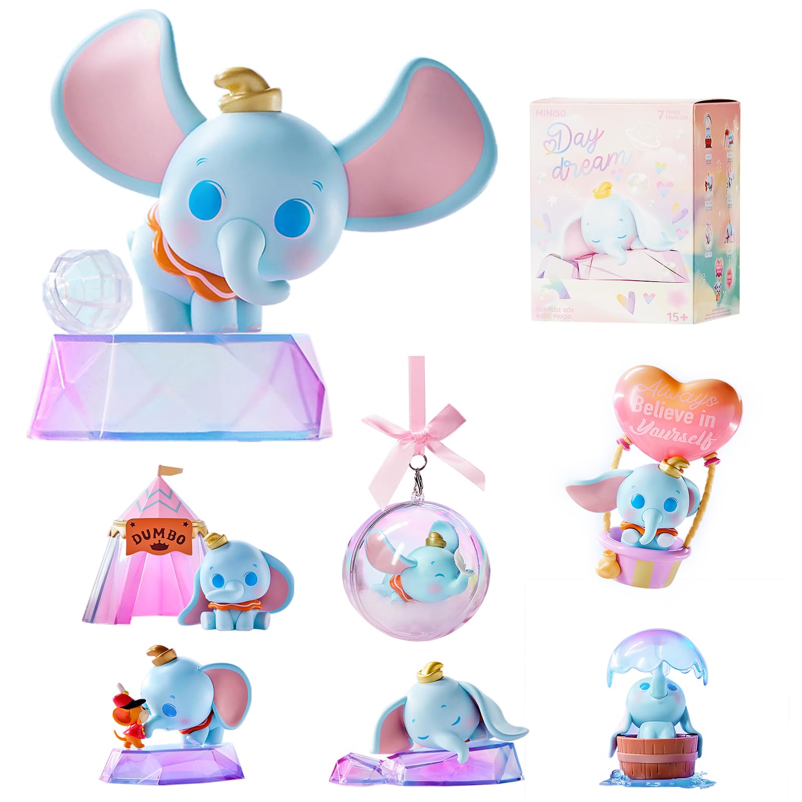 ◆ディズニー　ダンボ　プライズ景品セット Amazon.co.jp: MINISO ディズニー ダンボ デイドリーム シリーズ