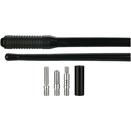 Mástil de repuesto Metra 44-RM1R de goma negra para antena