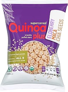 Awsum Snacks Organic Quinoa SUPERCEREAL with ELDERBERRIES       MACA  Chia Seeds - Compare price