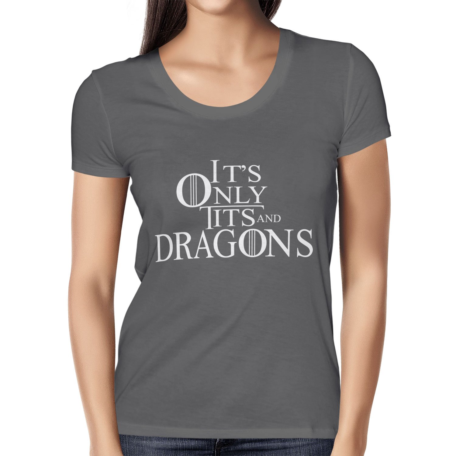Texlab Women's Tits and Dragons T-Shirt