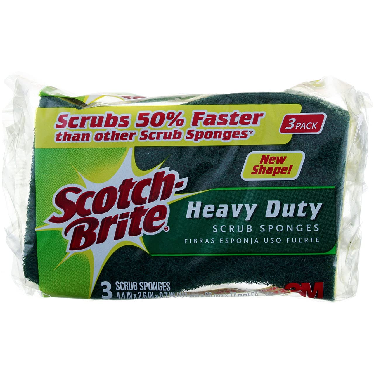 Scotch Brand – FBA_HD3 Scotch-Brite Lot de 3 éponges à récurer