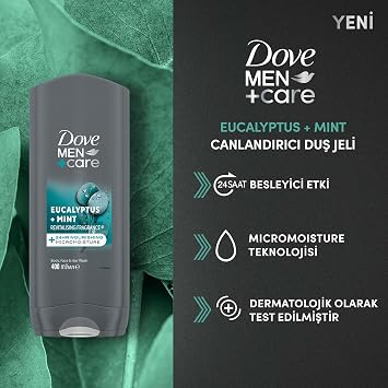 Dove Men Care Eucalyptus Mint Duş Jeli 400 Mililitre