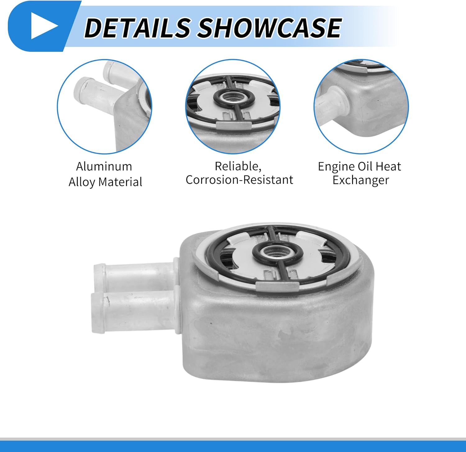 Engine Oil Cooler for Ford Escape 2013-2023 for Ford Explorer 2012-2023 Transmission Oil Cooler Trans Cooler No.BB3Z6A642A Aluminum Alloy 1 Pcs Car