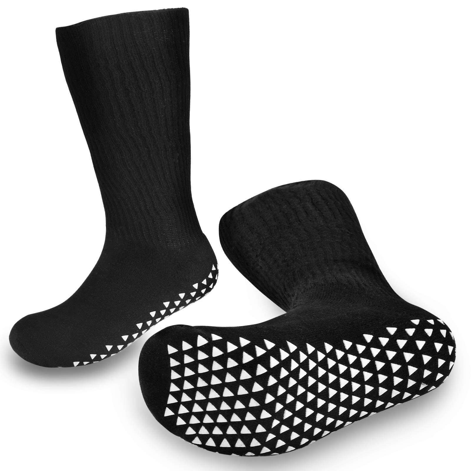 2 Pair Width Socks for Lymphedema Stretches up Over Calf girth 21”, fit Swollen Feet