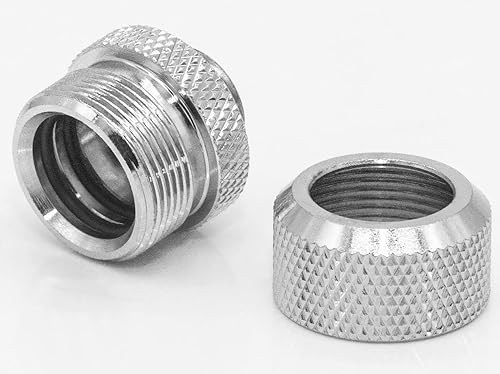 Miniatura 3 de dracaena.io - Paquete de 2 hilos G14" a 0.630 in de diámetro exterior, accesorios de compresión de tubos duros con diseño de cuerpo alto para