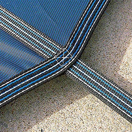 Yard Guard Deck Lock Mesh 18' X 36' + 8' End Steps Swimming Pool Safety Cover #TOP1
