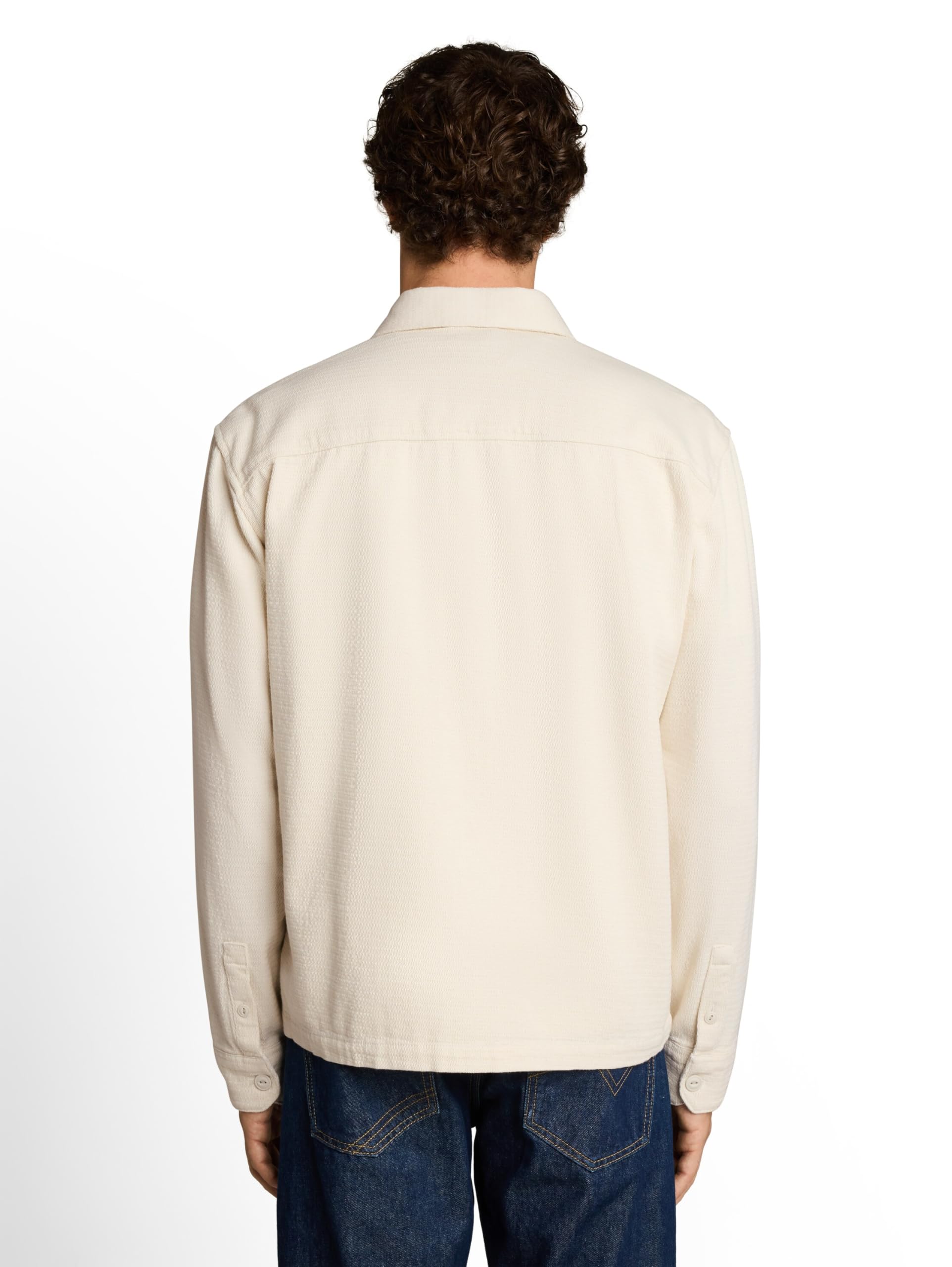 Tom Tailor Herren 1052282 Overshirt mit Struktur