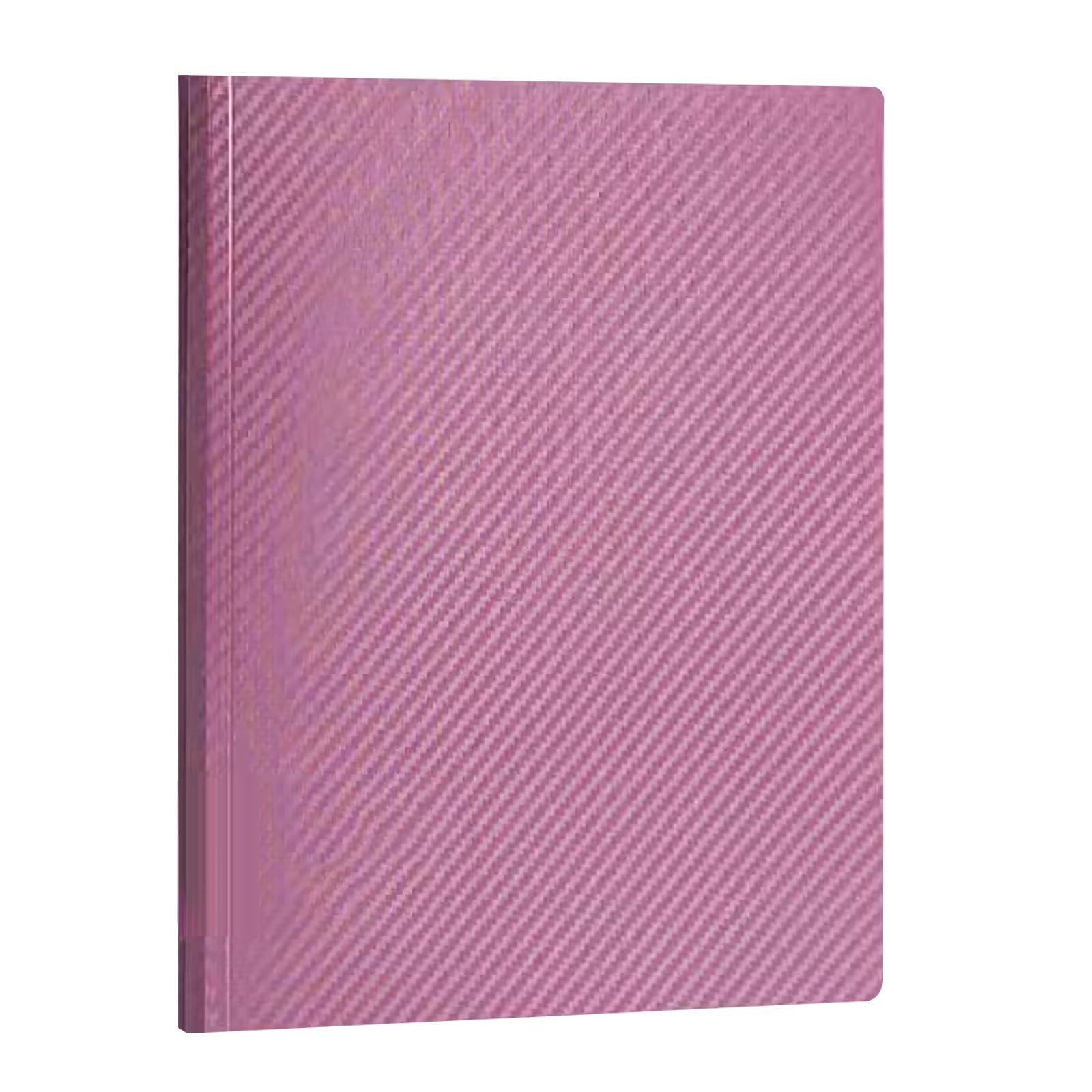 Teczki prezentacyjne z przezroczystymi koszulkami, A4 20-Pocket Portfolio Binder For Documents Projects School Office Presentation Multicolor(Purple)