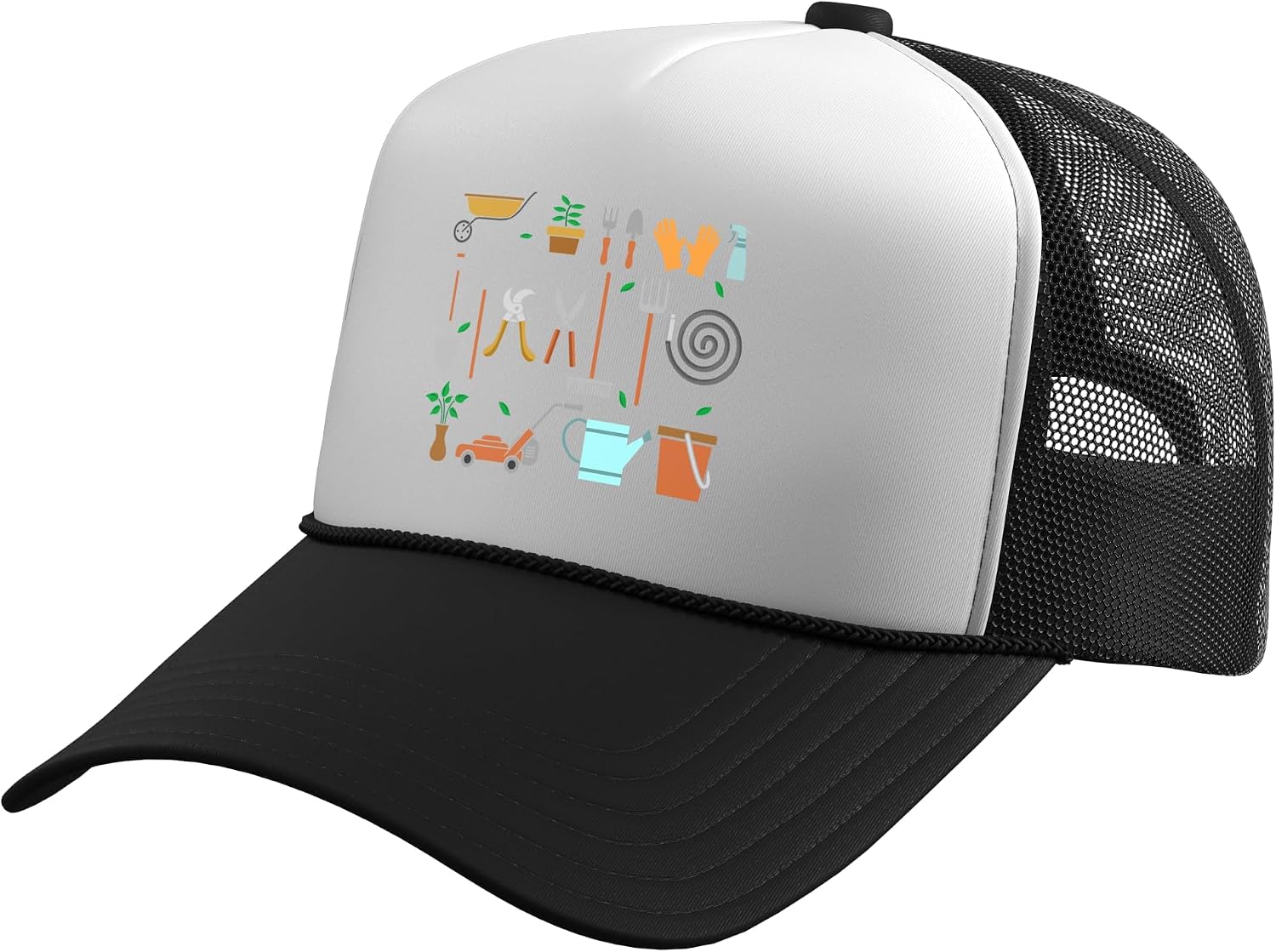 Gardening Tool Garden Gardener Funny Gardener Trucker Hat with Adjustable Mesh Back