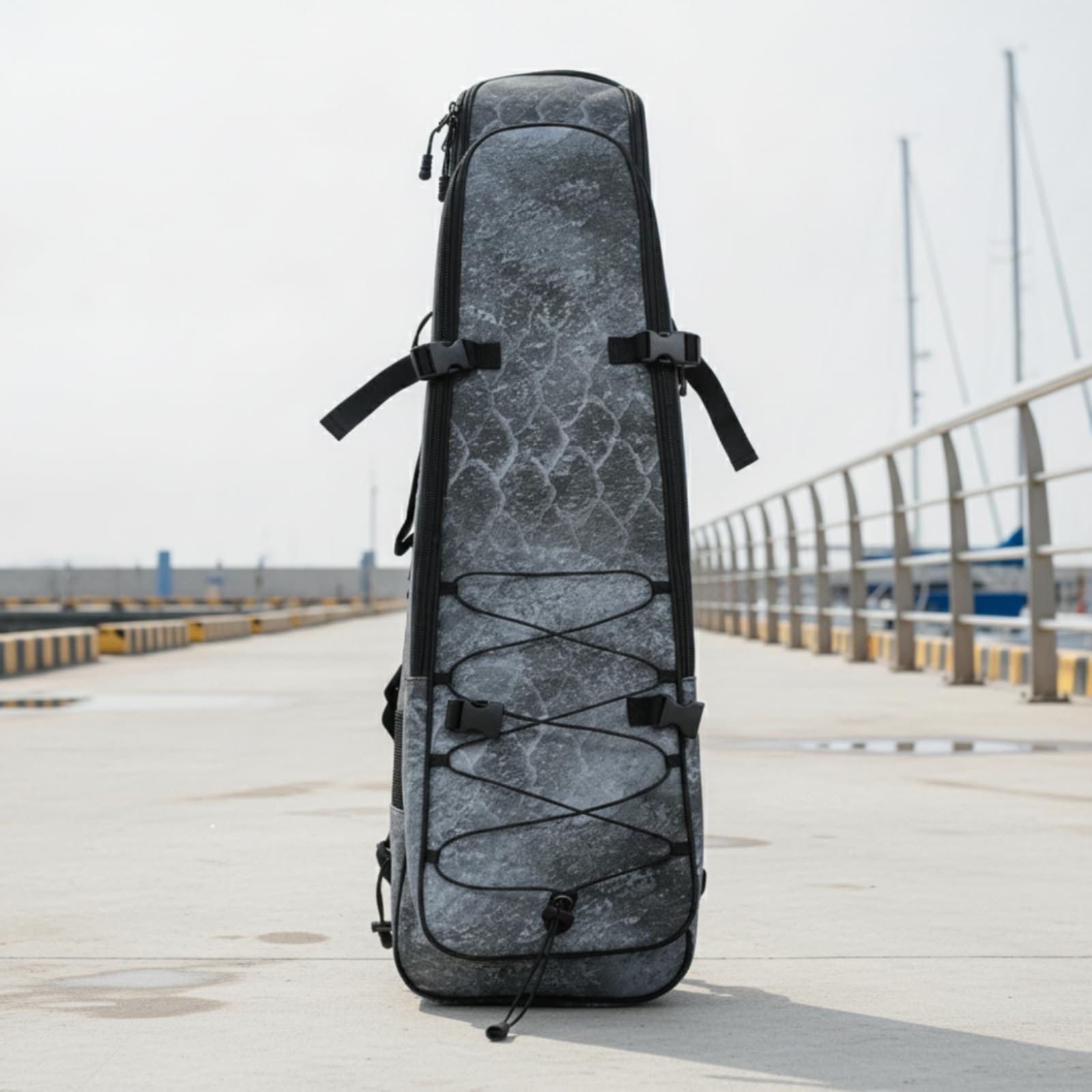Zaino con Imbottiti Impermeabile Zaino Elastiche Imbottito Borsa da Trasporto per Paddler, Outdoor, Kayak
