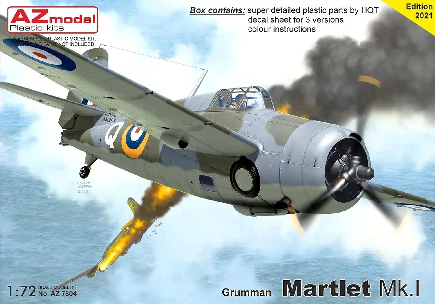 Az Models Az Model 1/72 Grumman Martlet Mk.i 'Faa Service' # 7804