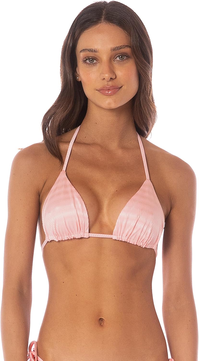 Maaji 3195 Sliding Triangle Top Women Swimwear Bright Pink - Image 3