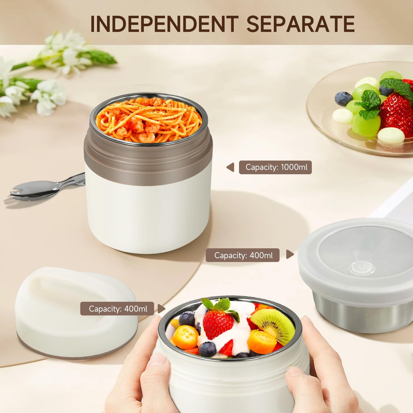 Mug à Yaourt Muesli To Go 1.8l - Récipient Thermique | FindTheDeal