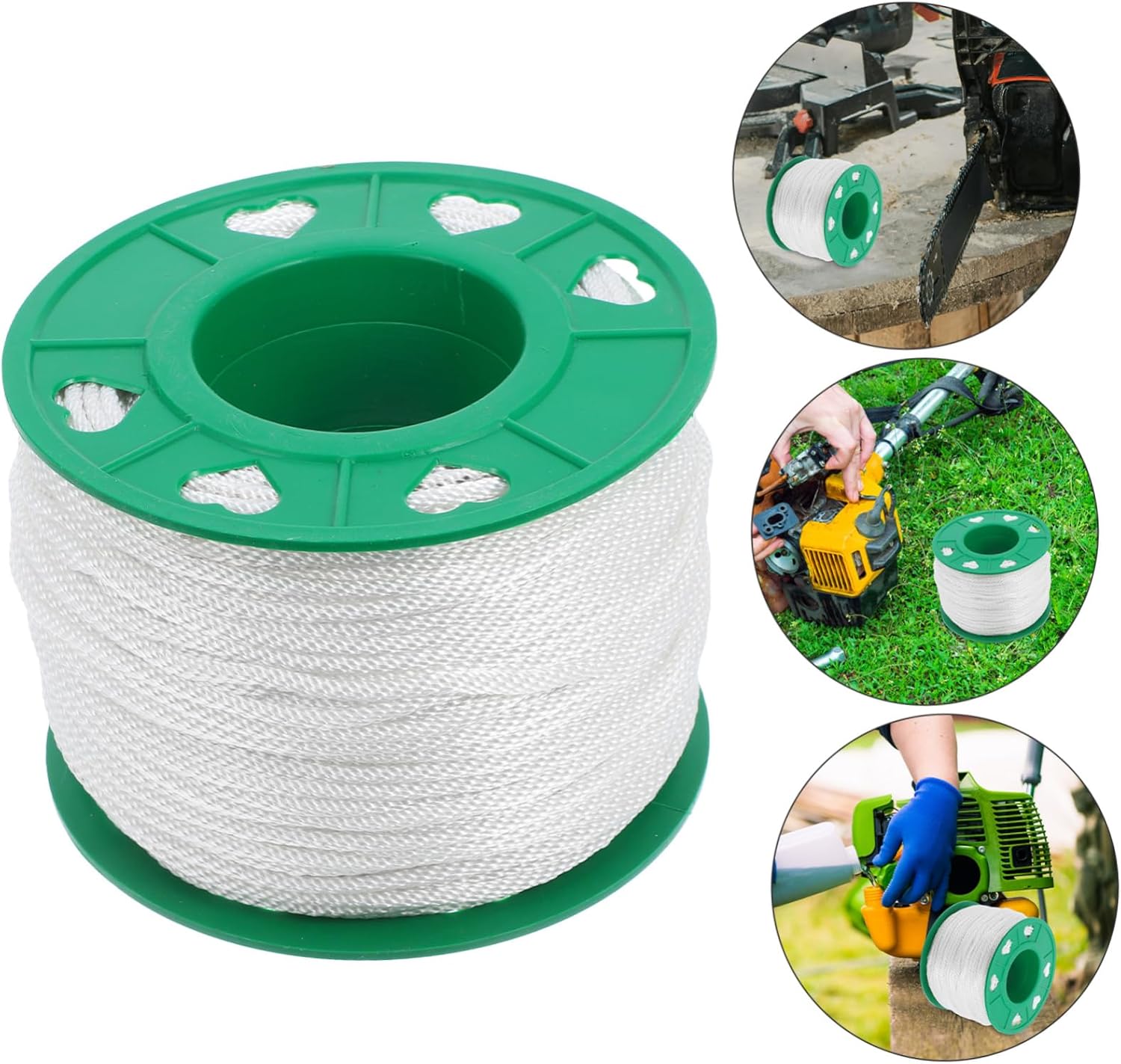 Lawn Mower Pull Cord Replacement Durable Nylon Starter Rope for Chainsaw and Petrol Engine for Quick Engine Startup and Convenient Gardening Tasks