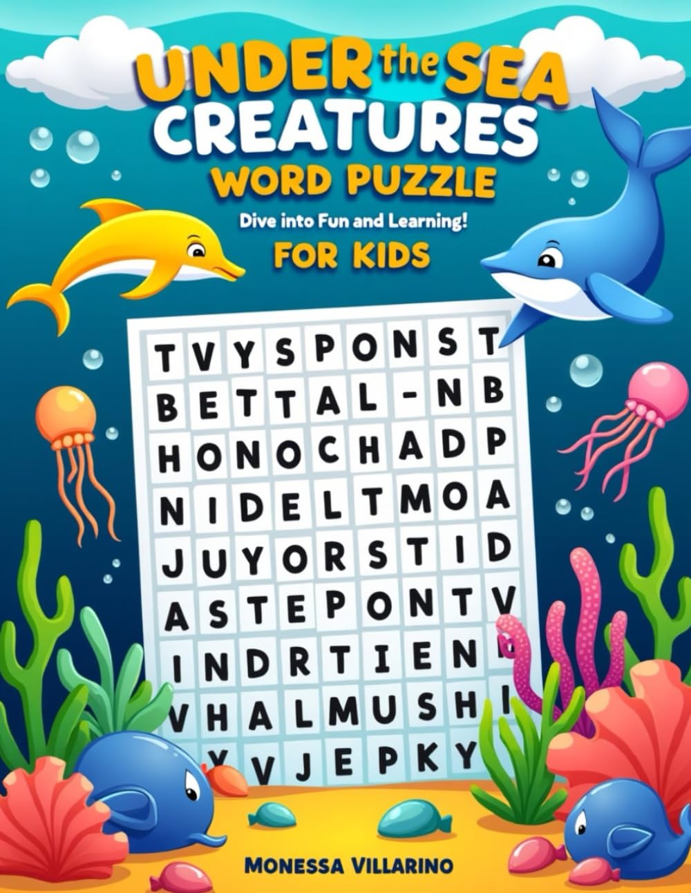 Under the Sea Word Puzzle for Kids