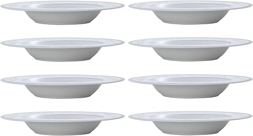 Miniatura 5 de Fitz and Floyd Platinum Vine - Juego de vajilla de 32 piezas, servicio para 8, diseño de vid