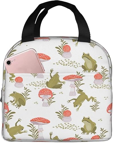 Miniatura 10 de Bolsa de almuerzo de flores de hibisco para mujeres y hombres, lonchera aislada, reutilizable, organizador de almuerzo, impermeable, soporte para el