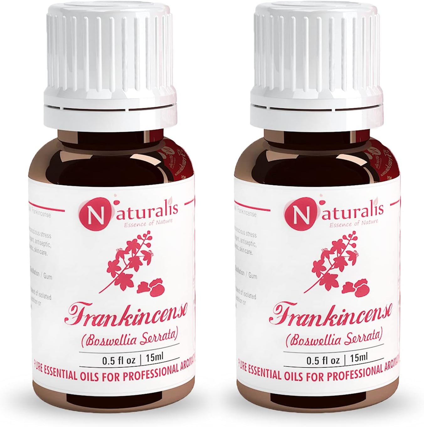Naturalis Frankincense Essential Oil 100% Pure & Natural - 15Ml Pack of 2
