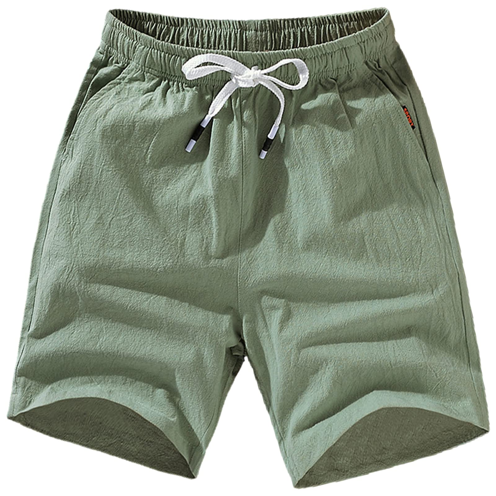 amropi Homme Lot de 3 Short Cargo à Taille Élastique Shorts Sport Pantalon Court avec Poche