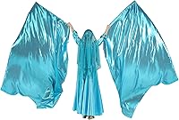 Vista 12 de MUNAFIE Banderas de adoración para danza, alabanza, banderas de iglesia para adoración, Banderas de Danza, color negro