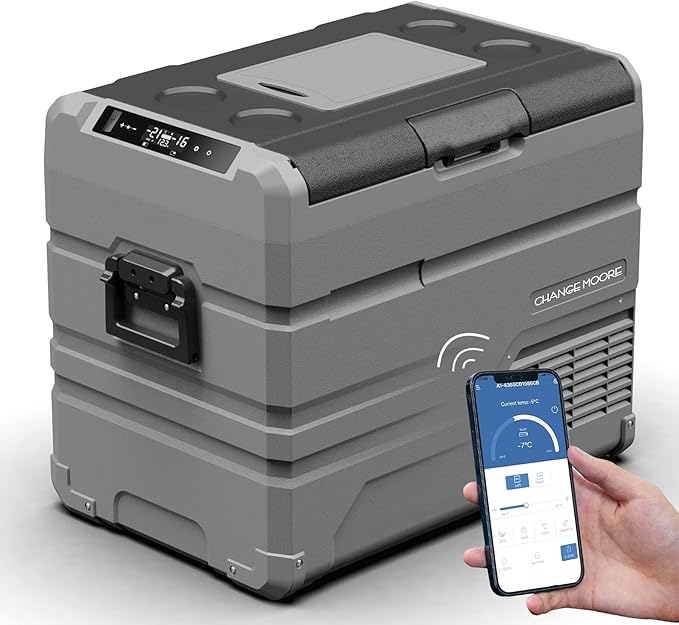 CHANGE MOORE DUAL ZONE Solar Powered 12v Refrigerator/Freezer 48 Quart