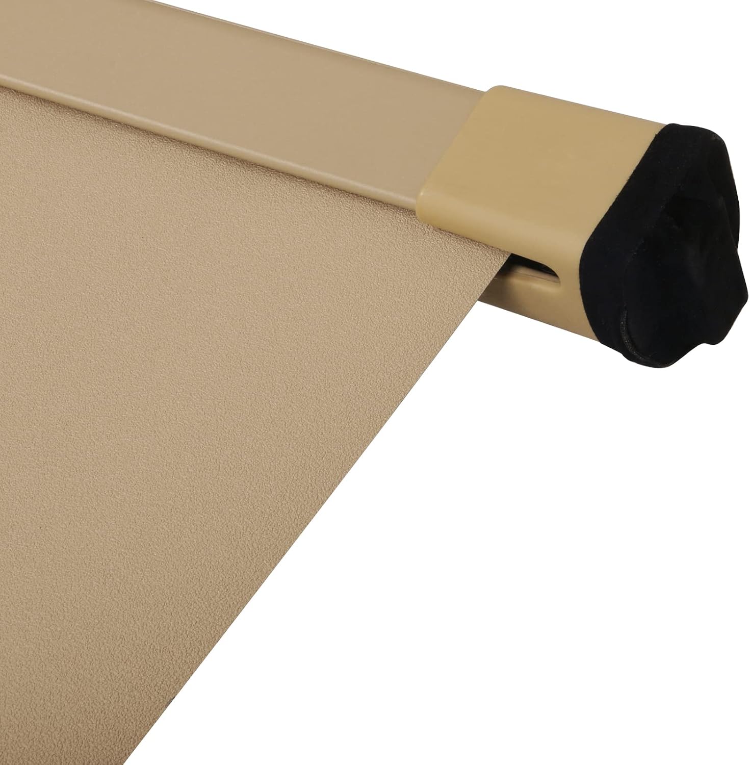 FREEMOTOR802 Rear Cargo Cover Fits 2006-2011 Mercedes-Benz ML Class W164, Beige Vinyl + Aluminum Rod Retractable Rear Trunk Privacy Screen Cargo Luggage Security Shield Shade Cover