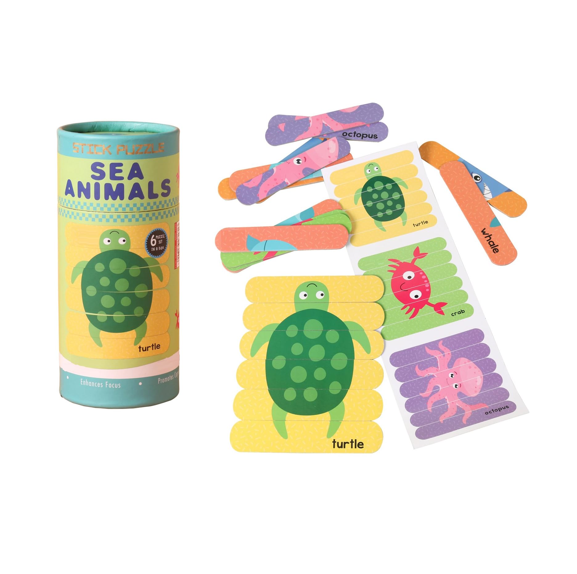 Creative Puzzle Sticks 24 Pieces Stick Puzzles Learning