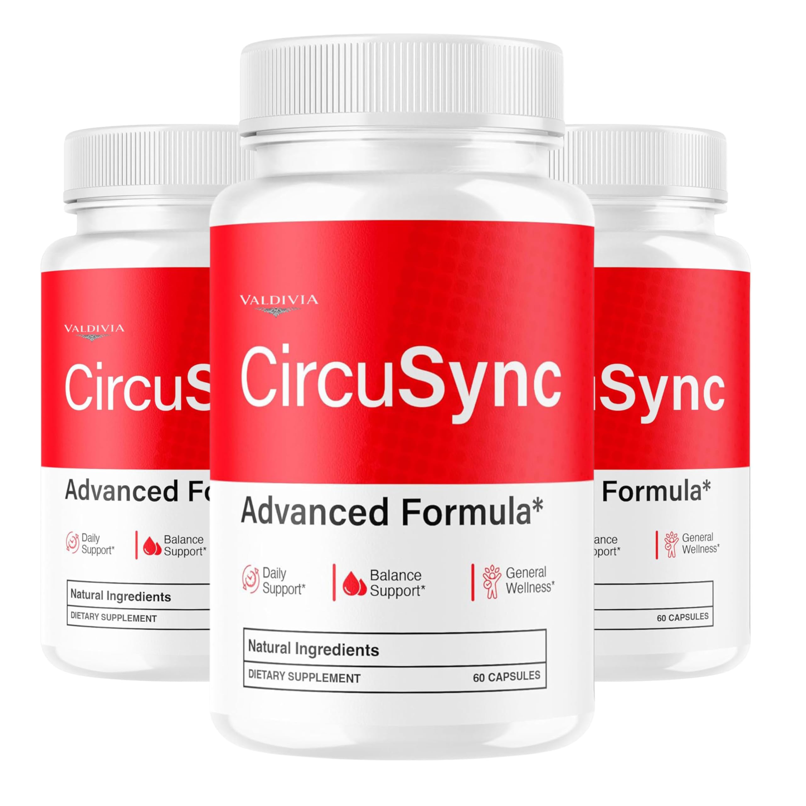 (3 Pack) Circusync Capsules, Official Circu Sync Blood Health Support with All Natural Ingredients, Advanced Health & Wellness Support Formula with Premium Vitamins for Women & Men (180 Capsules)