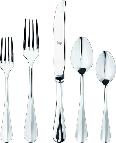 MEPRA Juego de cubiertos Roma de 20 piezas, plateado, 20 piezas (101422020)