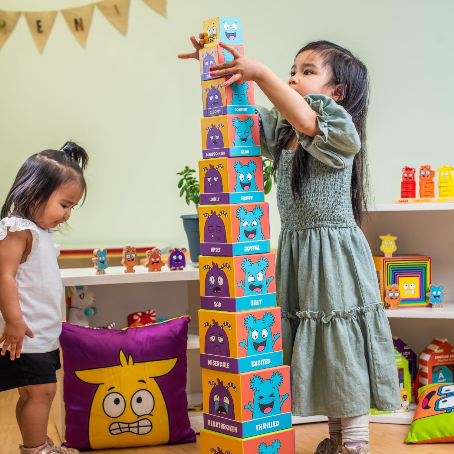 Open The Joy Tower of Emotions: Kids Emotional Intelligence Building Game, Mindfulness Activities, and Stress Relief Techniques for Ages 4 and Up image 2