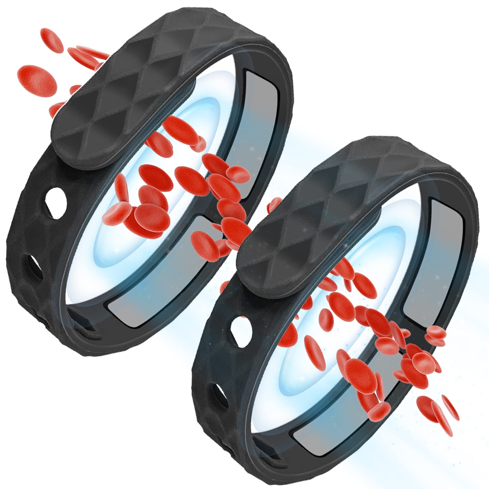 Braccialetto Antistatico Akin - Eliminatore Elettrostatico Senza Fili, Con Germanio - Per Uomo E Donna - Foto 3