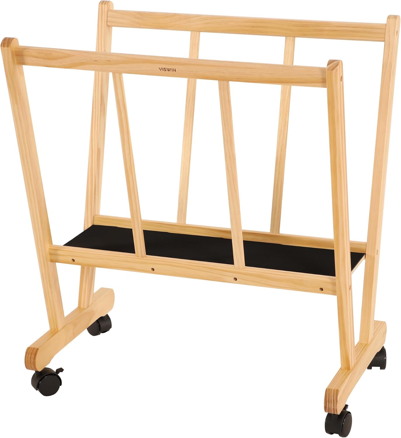 VISWIN Wooden Large Print Rack, Art Display Rack and Drying Rack with